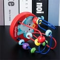 thumbnail image 1 of Xqxayjr under $5 Wooden BeadToy, Wooden Bead MazeToy, Animal Abacus CountingToyfor Toddlers, Early Learning EducationalToyforKids, ColorfulBabyActivityToy, Montessori Fine Motor SkillToy, 1 of 3