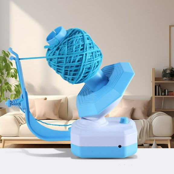 Xqxayjr under $5 Yarn Winder, USB Electric Yarn Winder, Automatic Wool Ball Winder Machine, Knitting Crochet Yarn Swift Tool, Portable Yarn Winding Tool for Crafters, DIY Yarn Ball Maker