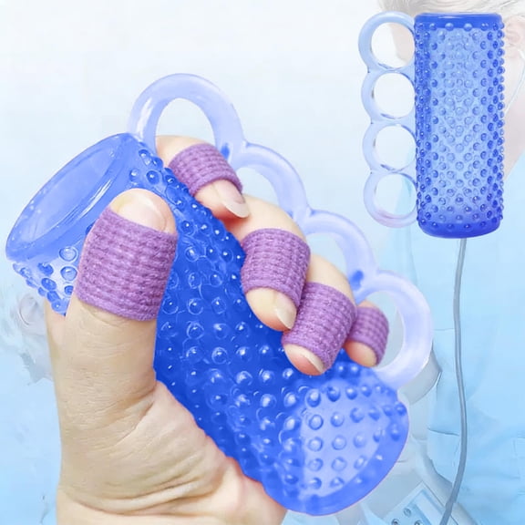Xqxayjr Finger Grip Strengthener, Hand Rehabilitation Exercise Device And Massage Tool For Seniors, Physical Therapy Hand Grip Trainer For Arthritis, Carpal Tunnel, Stroke Recovery