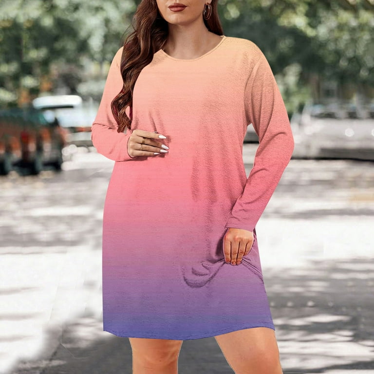 Xqxayjr Women's Summer Midi Tunic Sun Dress Under $5 Plus Size