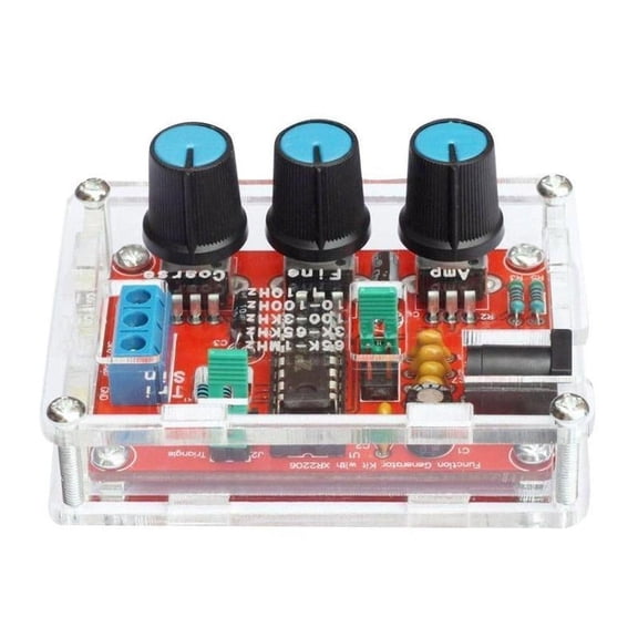 Xr2206 Function Signal Generator Diy Kit Sine Triangle Square Output 1hz-1mhz G5B0
