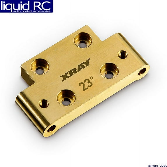 Xray 322314 brass 46g front lower arm mount 23�/29� kick-up