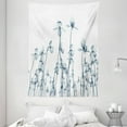 thumbnail image 1 of Flower Tapestry, X-ray Photo of a Group of Orchids Bottom to Top Rare Unseen Art in Complex Nature, Wall Hanging for Bedroom Living Room Dorm Decor, 60W X 80L Inches, Teal White, by Ambesonne, 1 of 4