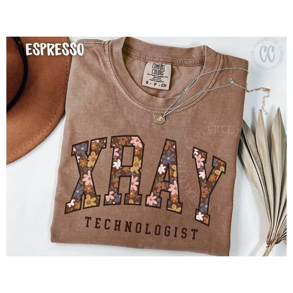 Xray Tech Shirt Fall XRay Technologist Tshirt XRay Tech Shirt Boho Floral Xray Tech Tee