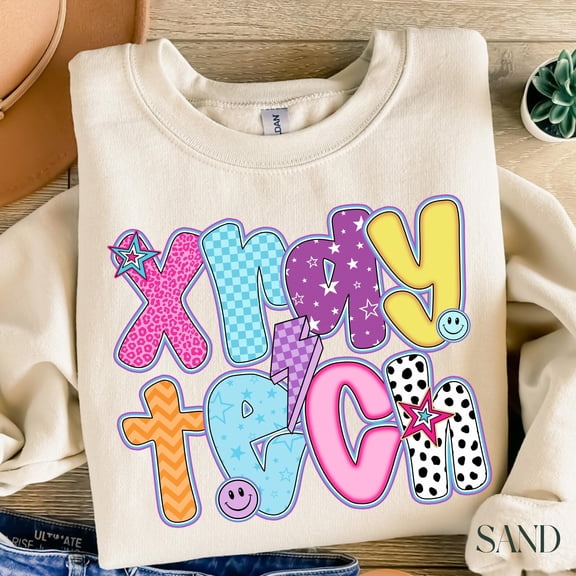 Xray Tech TShirt Xray Technologist Gift Radiology Crewneck
