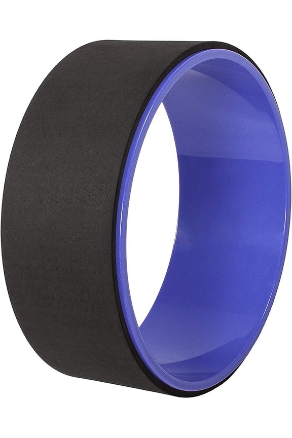 Yoga Wheel for Stretching, Comfortable Backbend Support Yoga Prop for Poses, Purple