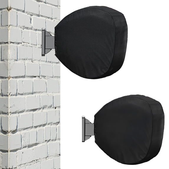 Xrouty Garden Hose Reel Cover Pvc, Black Weather and Frost-proof Hose Cover, Drawstring for Patio Lawn Garden, Garden Winterizing 22"x 22"x 12"