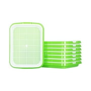 Xrouty Hydroponic Seedling Tray Microgreens Growing Kit, Sprouting Kit Mesh Grows Bean Mung Wheat Sprouts, 9"X 12.6" PP Box Fits Balcony Kitchen