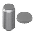 thumbnail image 1 of Xrouty Reusable Silicone Can Lids, Food-Grade BPA-Free Silicone Seals Standard 2.4" Soda/Beer Cans, Airtight Flip-Tab Keeps Drinks Fizzy and Bug-Free Gray, 1 of 4
