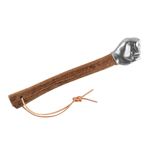 Xrouty Stainless Steel Small Hammer Fist Hammer Tool, Fist H Hammers, Fist Shaped Hammers Wooden Handle, Multifunctional Crafts Hardwaretools