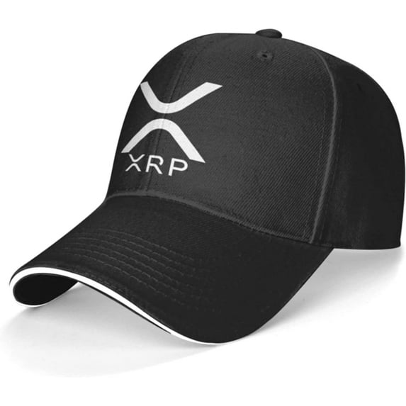 Xrp Ripple Baseball Cap Classic Adjustable Hat Black
