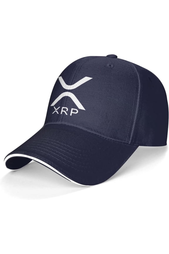 Xrp Ripple Baseball Cap Classic Adjustable Hat Navy