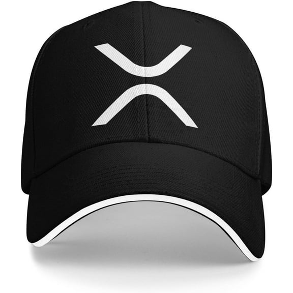 Xrp Ripple Hat Baseball Cap Funny Graphic Adjustable Trucker Hats Unisex Black
