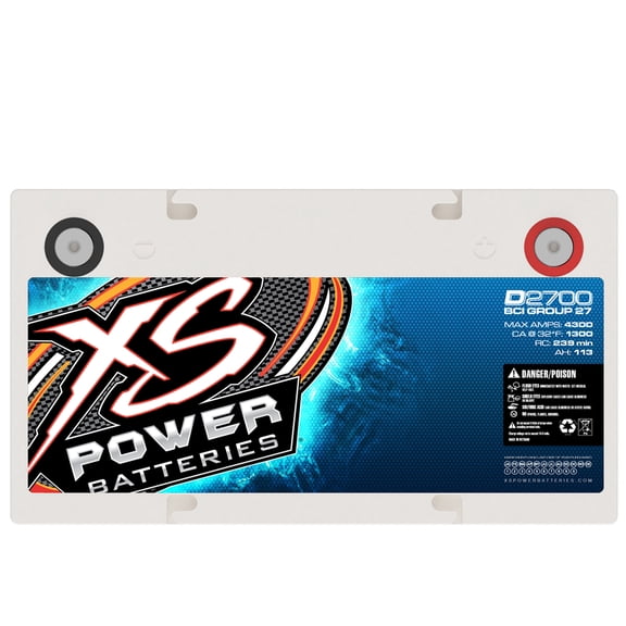 Xs Power Battery XS Power AGM Battery 12 Volt 1300A CA