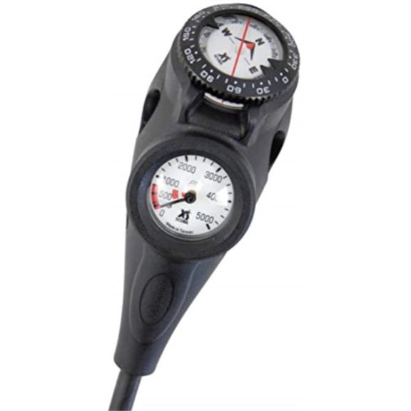 XS Scuba Orca Analog Console  Pressure Gauge, Compass & Depth Gauge Console