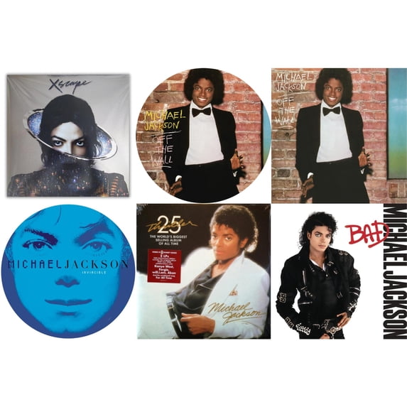 Xscape & Off The Wall (Picture Disc) & Off The Wall (140G/Gatefold) & Invincible (2LP/Picture Disc) & Thriller (25Th Anniversary Edition/2LP/180G/Gatefold) & Bad (140G/Gatefold)