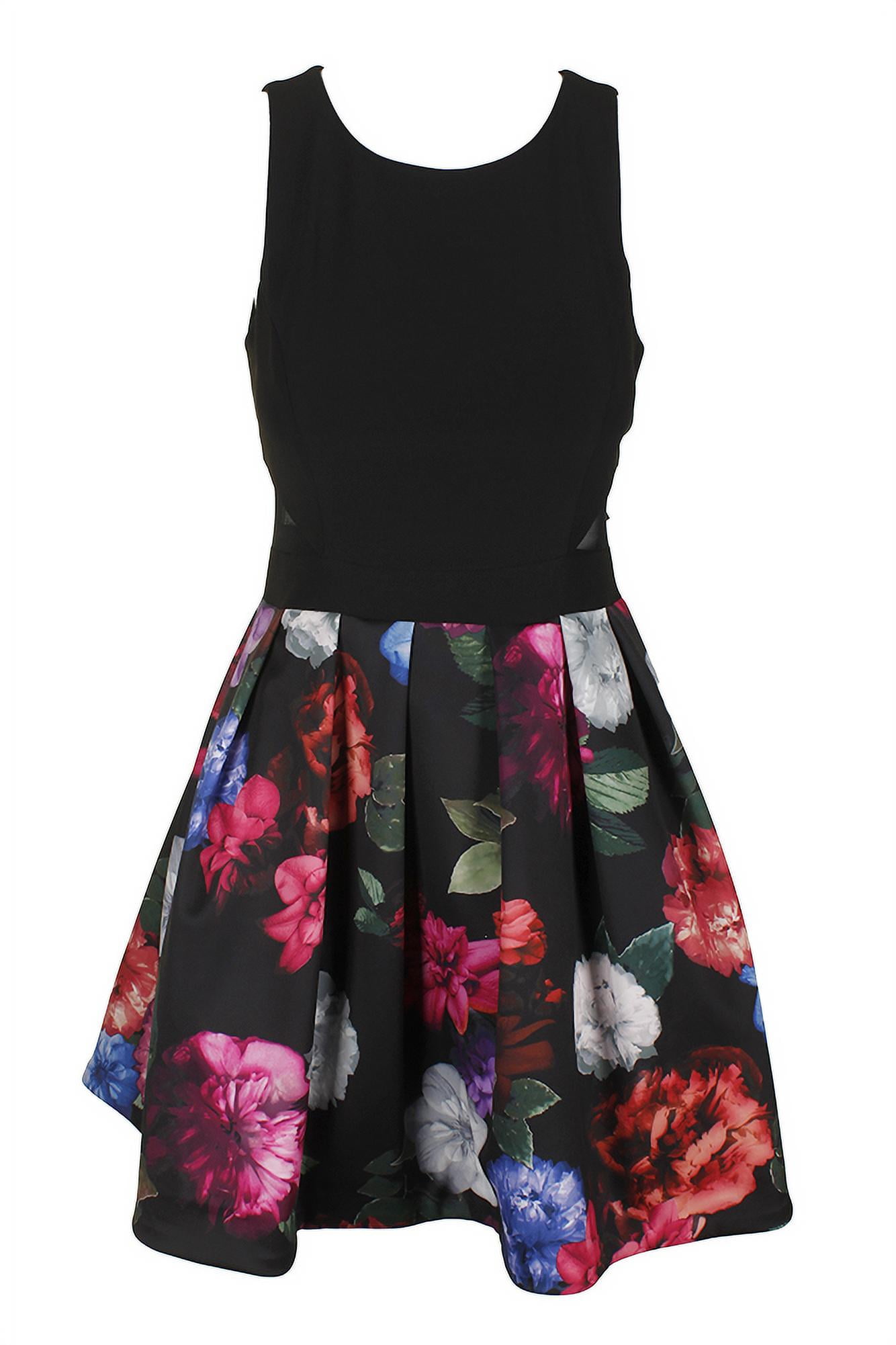 ワンピース Small Flower Print Flare Dress 010-