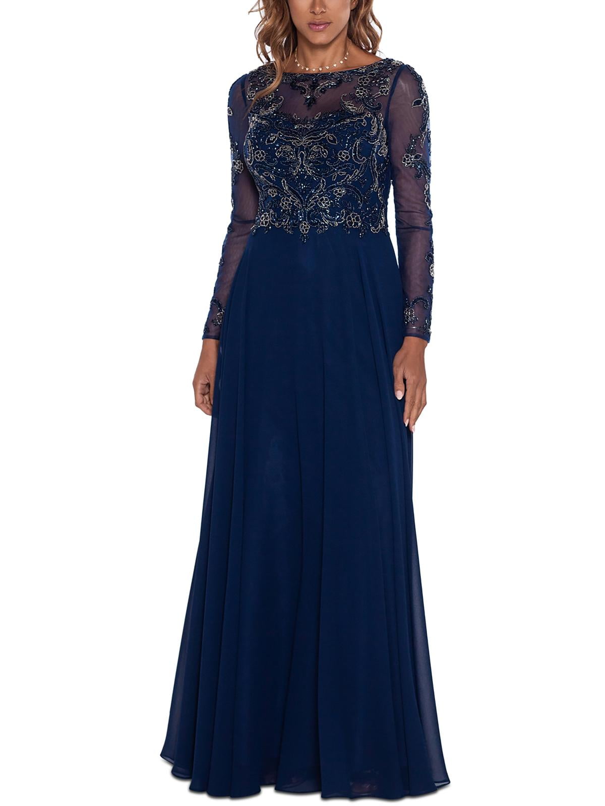 Xscape Womens Chiffon Evening Dress, Embellished Formal Gown, Special Occasion Wear - Walmart.com Xscape Womens Chiffon Evening Dress, Embellished Formal Gown, Special Occasion Wear - Walmart.com