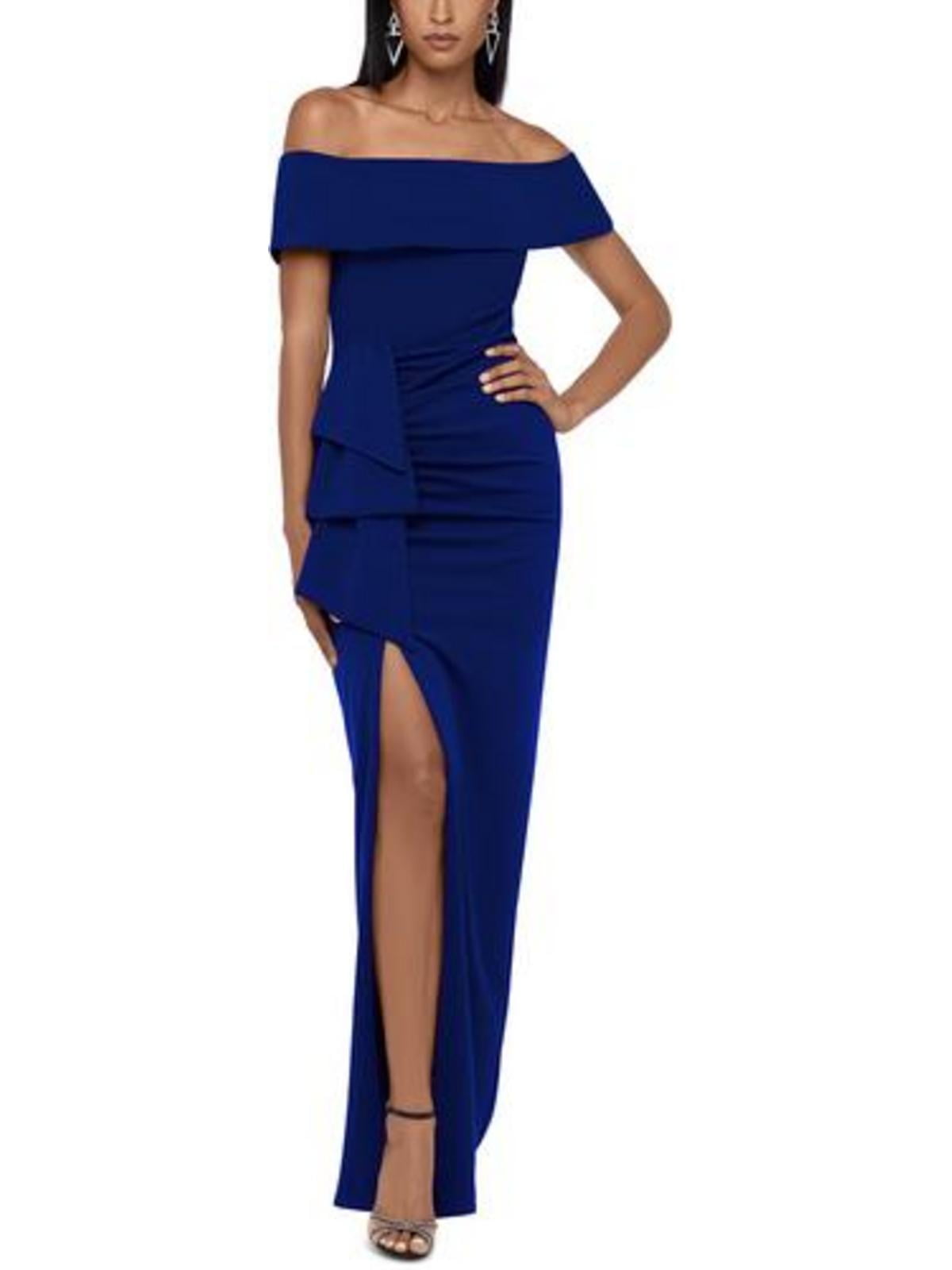 Customer reviews for Xscape Womens Off-The-Shoulder Formal Evening Dress |  Walmart.com
