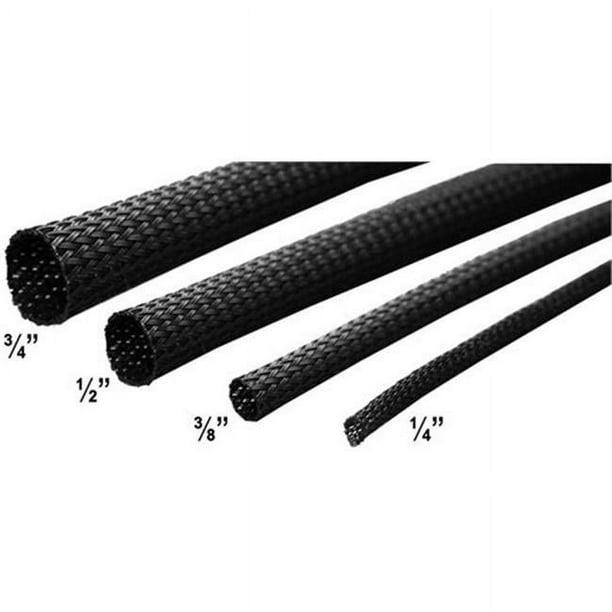 Xscorpion BEG4100BK 4 Gauge 100' Black Car Audio Ground Wire - 4 AWG Power Cable