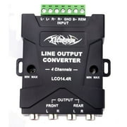 Xscorpion Pro Universal 2 Speaker to 4 RCA Line Output Signal Converter LC014.4R In Out Hi Low