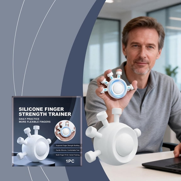 Xshuai Finger Strength Trainer, Ergonomic Grip Portable Hand Exerciser, Multi-Finger Adaptation for Athletes Musicians Rehabilitation Home Gym Workout