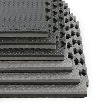 Xspec  1" Extra Thick Reversible EVA Foam Home Gym Exercise Mats 12 pcs 48 Sq