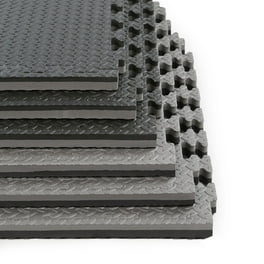 Clevr Extra-Thick EVA Foam Interlocking Gym Floor Mat, 12 pcs, 48 sq. ft. Clevr Extra-Thick EVA Foam Interlocking Gym Floor Mat, 12 pcs, 48 sq. ft.