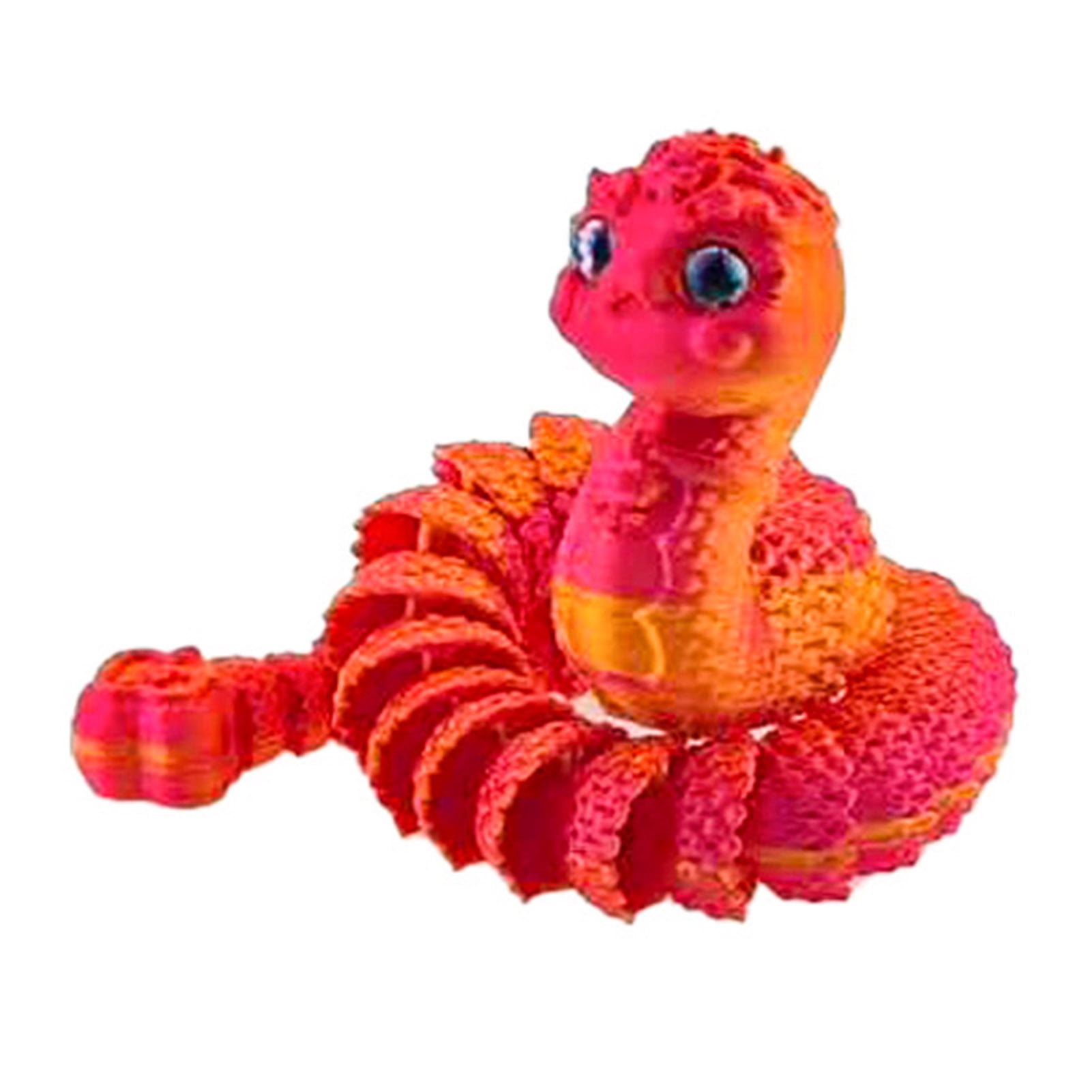 Xssm 3D Printed Articulated Snake Tabletop Ornament – Baby Snake with ...