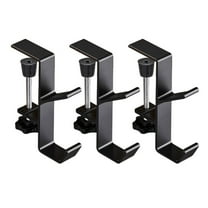 Xssm 3Pcs Stocking Mantel Holders 鈥?Garland Hooks, 20lbs Load Capacity, Simple Installation, Fireplace Stocking Hangers