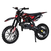 Xssm 49cc 2-Stroke Gas Power Mini Dirt Bike Mini Dirt Bike for Kids,Red