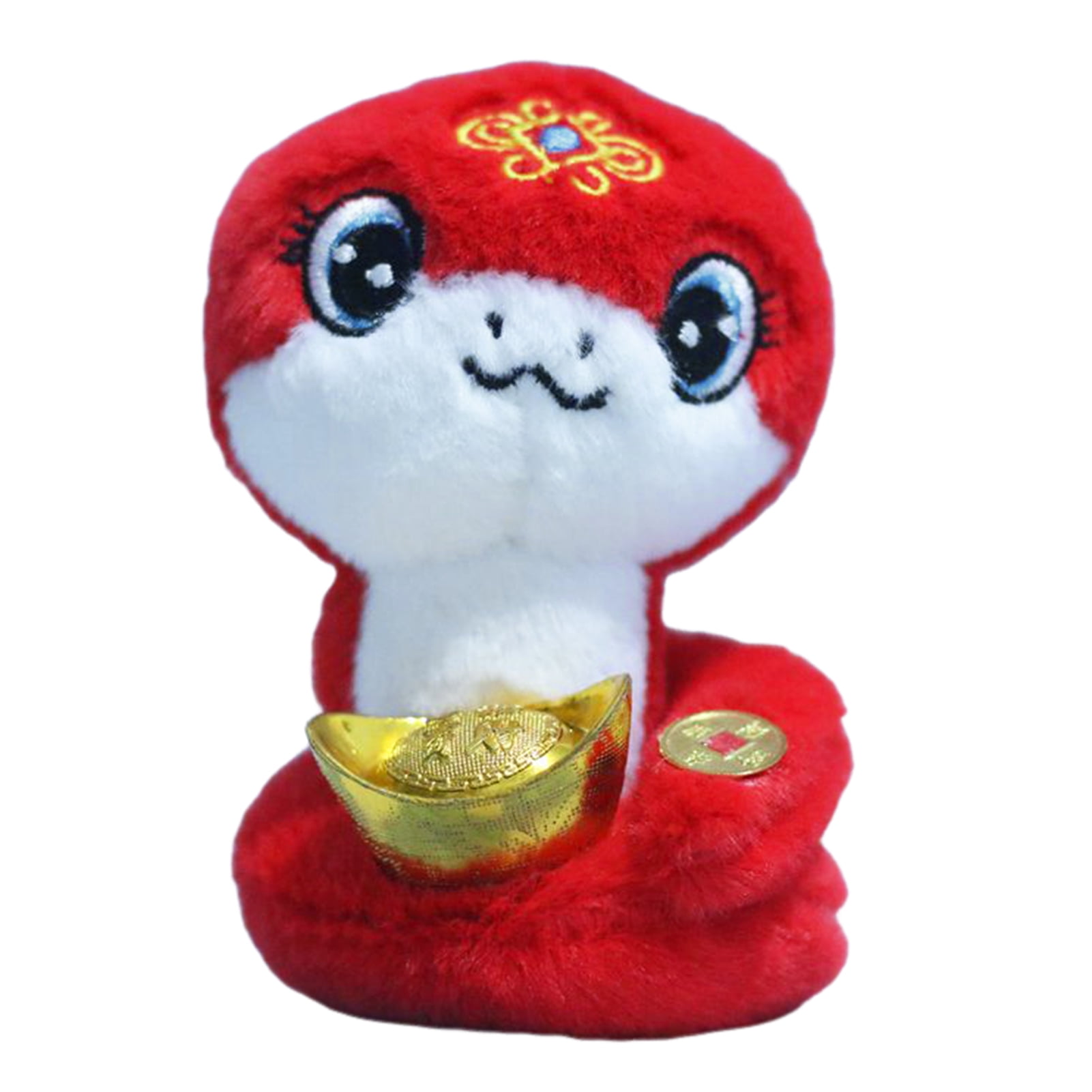 Xssm Chinese New Year Plush Snake 2025 Zodiac Lucky Snake Figure