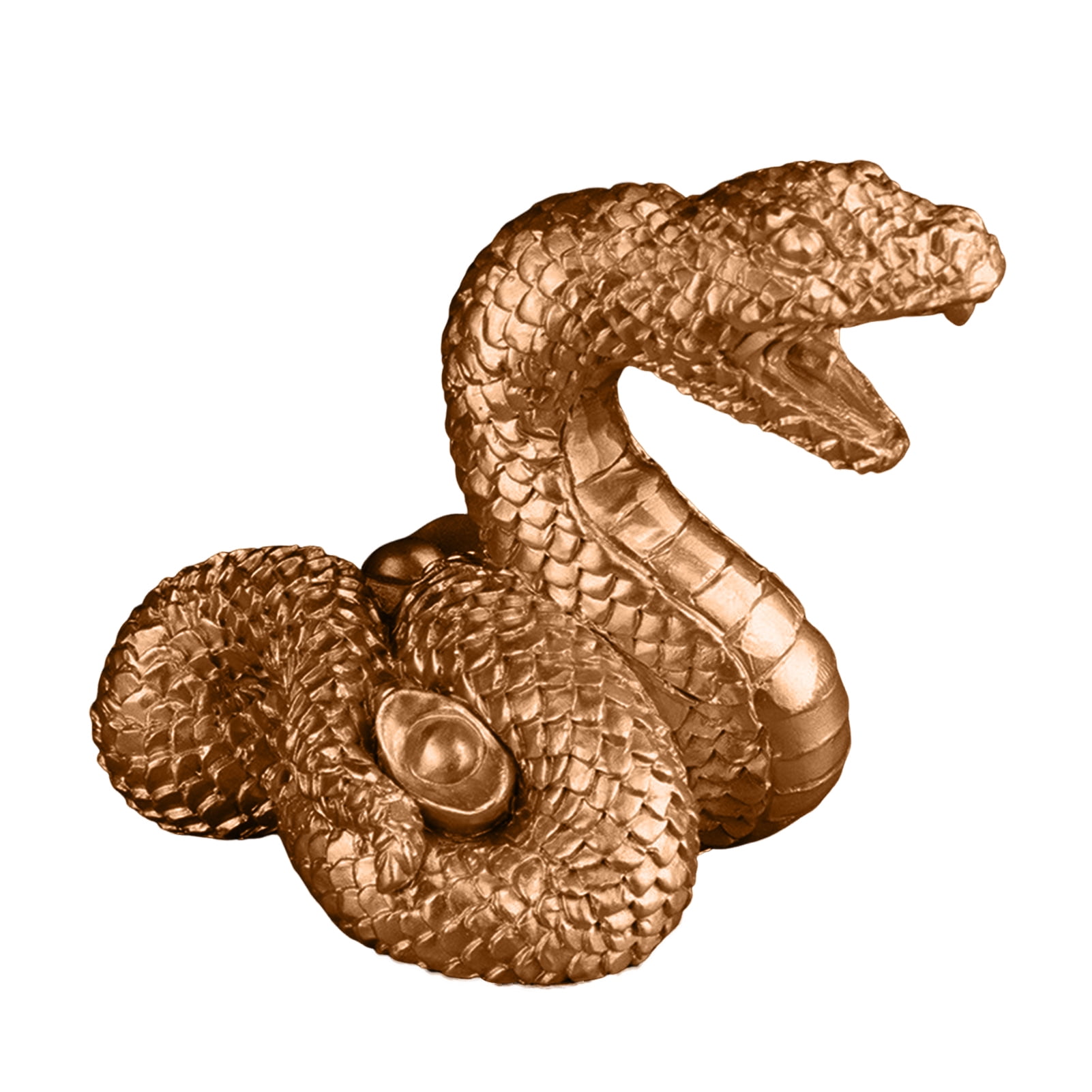 Xssm Chinese Zodiac Snake Figurine Resin Wealth Snake Statue