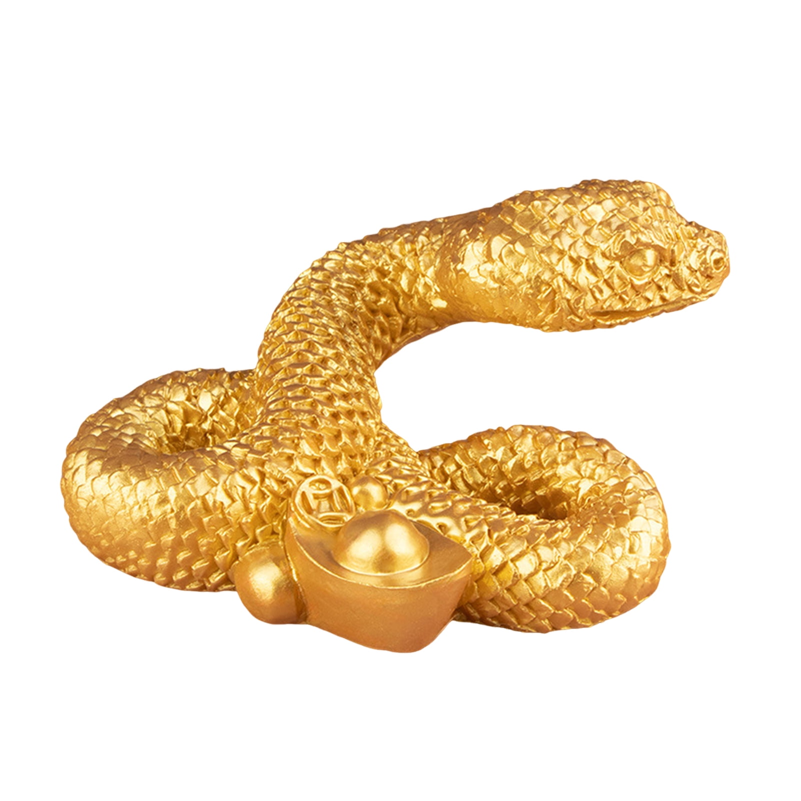 Xssm Chinese Zodiac Snake Figurine Resin Wealth Snake Statue