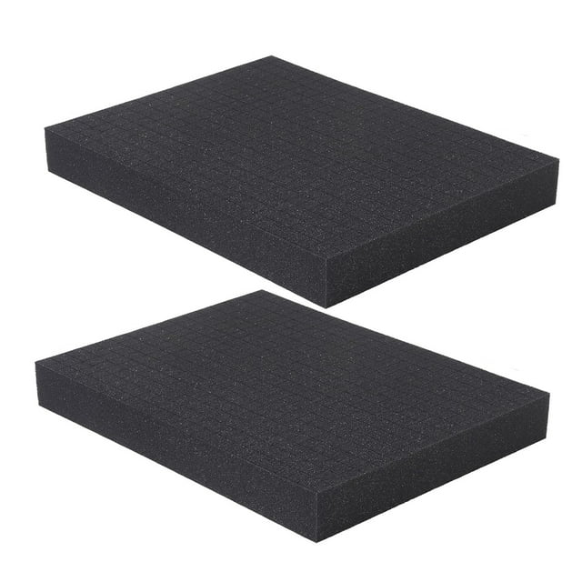 Xssm Pick Apart Foam Insert, 2Pcs High Density Pick and Pluck Foam Sheet, Pre-Cubed for Toolbox, Camera, Game Box, Packing