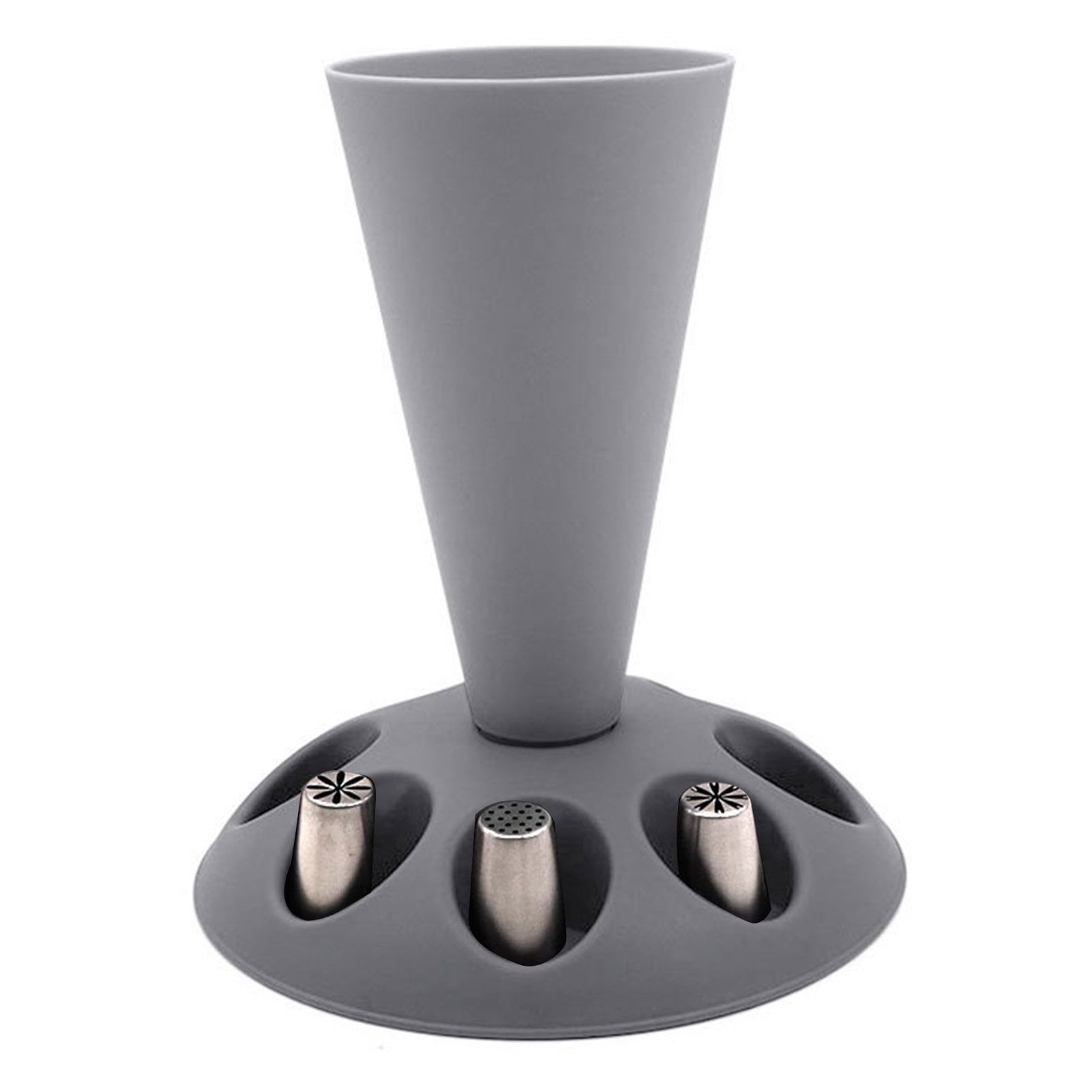 Piping Bag Stand With 8 Nozzle Slots - Pastry & Icing Bag Holder For Cake Decorating, Baking Accessory - View #11