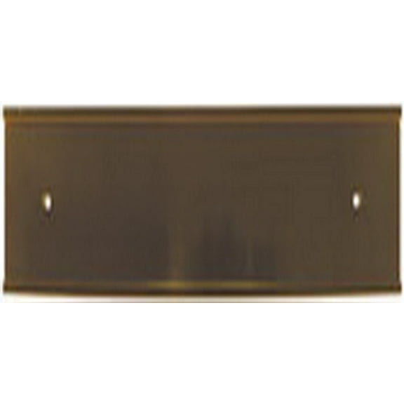 Xstamper 77211 Aluminum Wall Frame, Gold, 2" x 10"