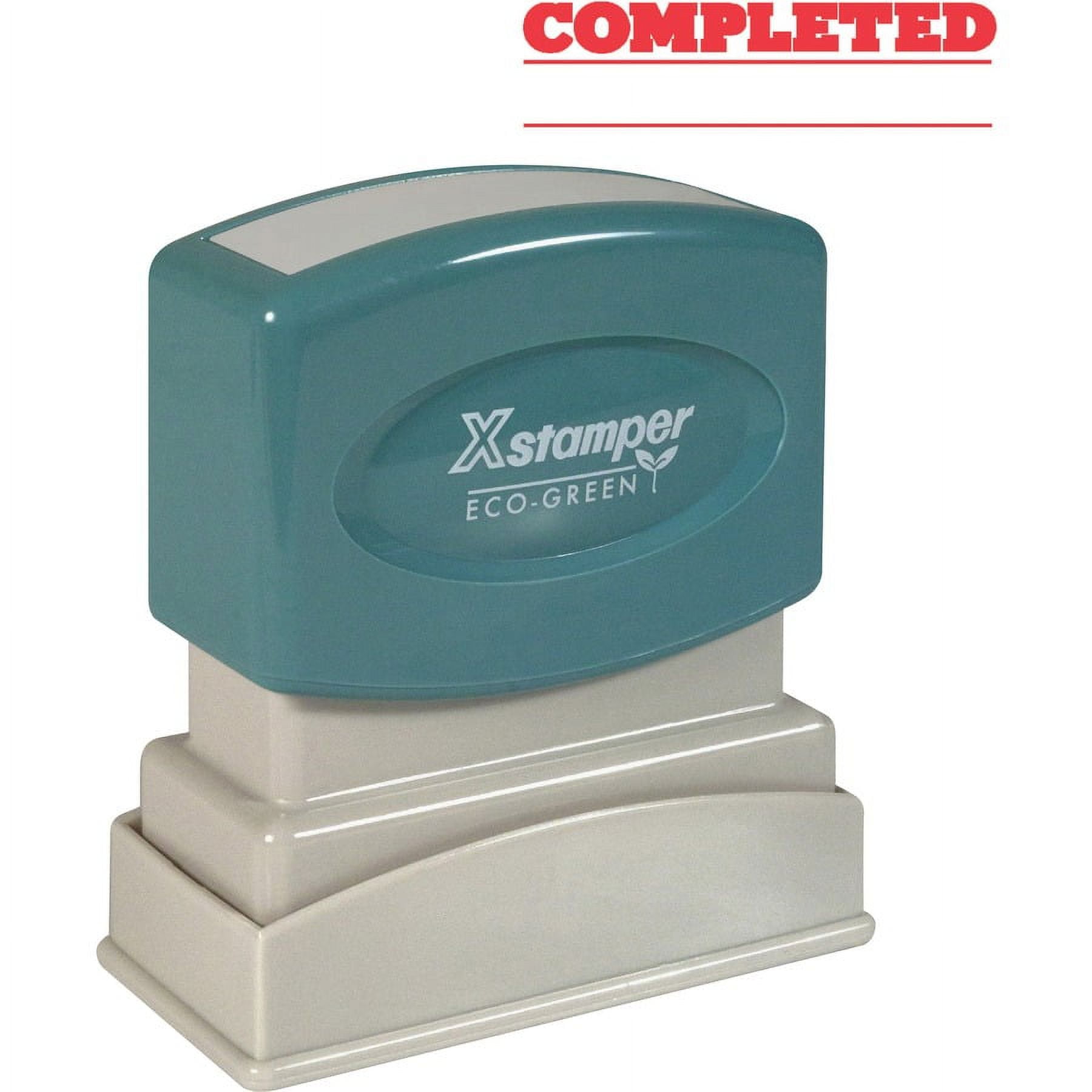 Xstamper COMPLETED Stamp - Message Stamp - Xstamper COMPLETED Stamp - Message Stamp -