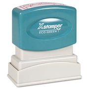 Xstamper. Eco-Green Eco-Green FAXED Message Stamp - Red