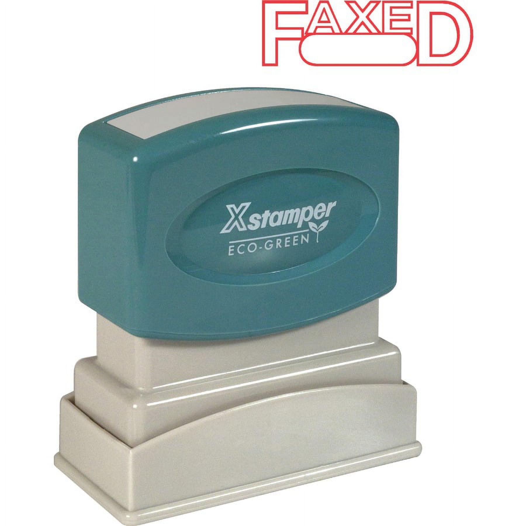 Xstamper FAXED Title Stamps - Message Stamp - Xstamper FAXED Title Stamps - Message Stamp -