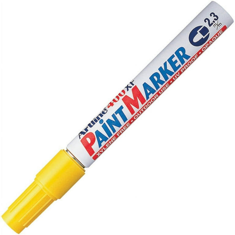 Xstamper L.C. Industries Artline Paint Marker - 2.3 mm Marker Point Size - Bullet Marker Point Style - Yellow - 1 Each Xstamper L.C. Industries Artline Paint Marker - 2.3 mm Marker Point Size - Bullet Marker Point Style - Yellow - 1 Each