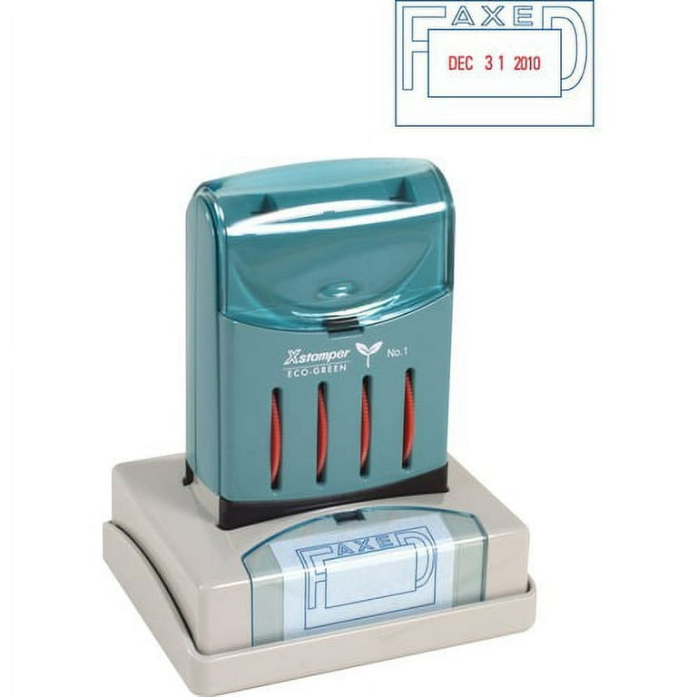 Xstamper VersaDater Pre-inked FAX Date Stamp - Message/Date Stamp - Xstamper VersaDater Pre-inked FAX Date Stamp - Message/Date Stamp -