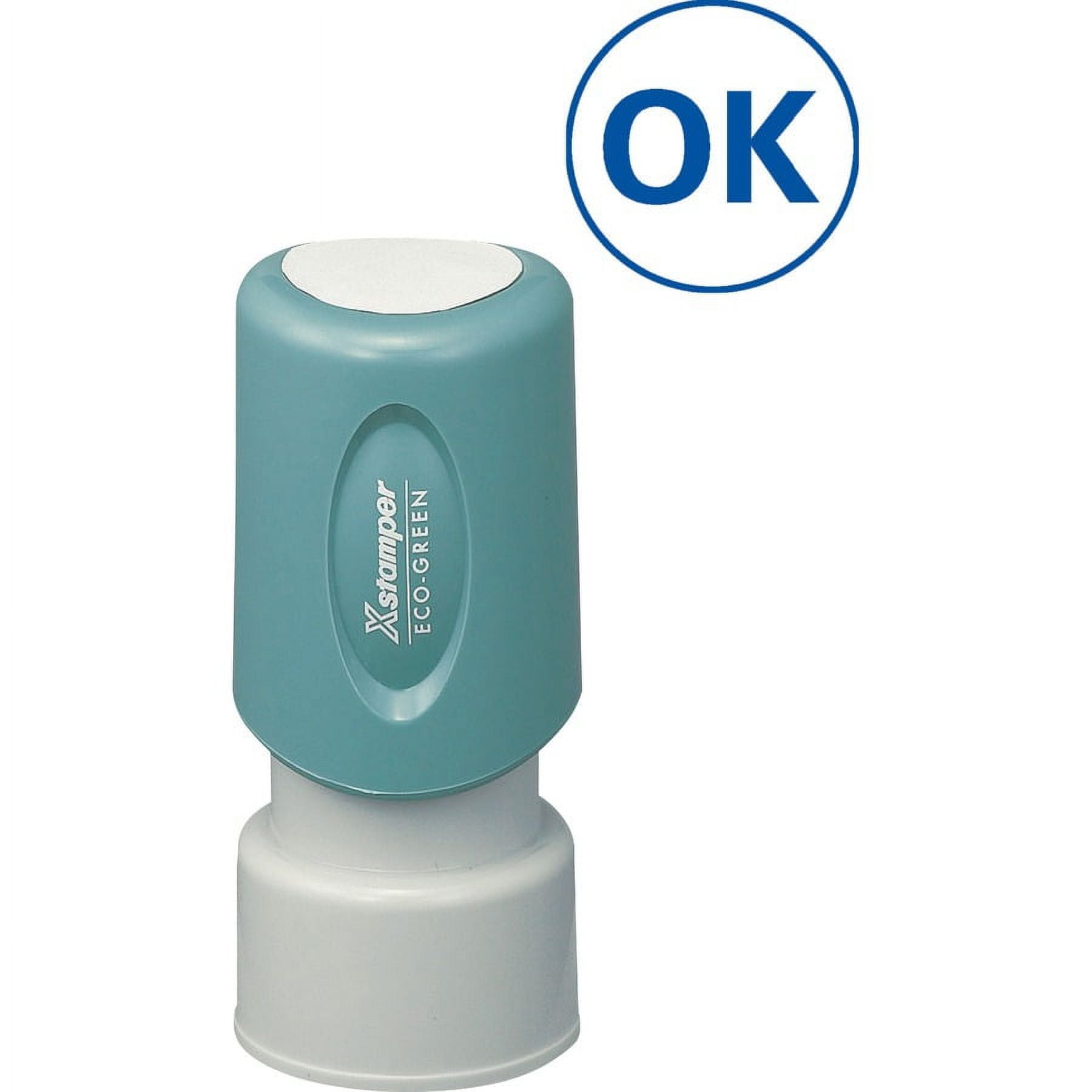 Xstamper Pre-Inked OK Stamp - Message Stamp - Xstamper Pre-Inked OK Stamp - Message Stamp -