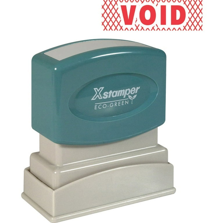 Xstamper VOID Title Stamp - Message Stamp - Xstamper VOID Title Stamp - Message Stamp -