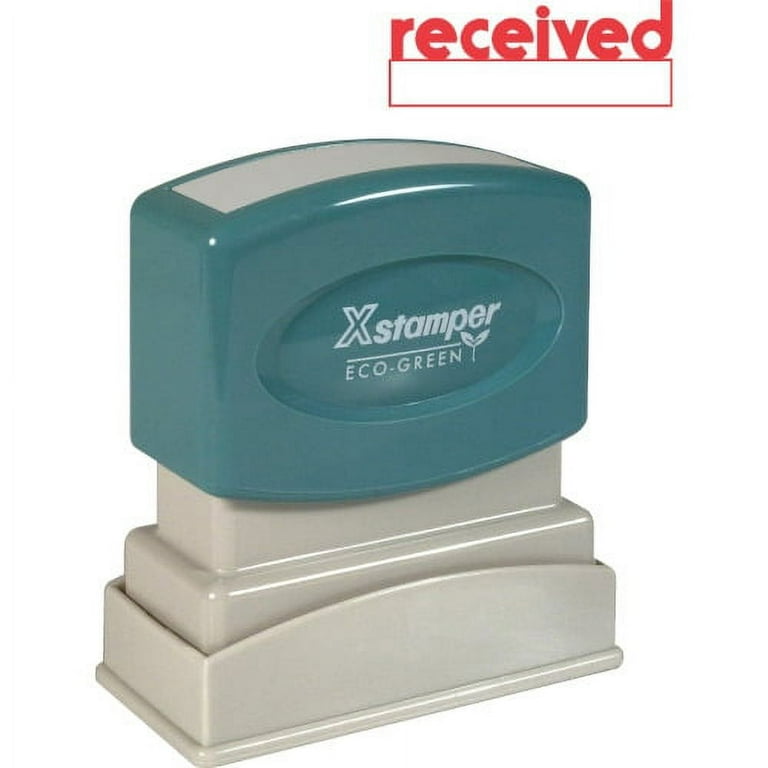 Xstamper RECEIVED Window Title Stamp - Message Stamp - Xstamper RECEIVED Window Title Stamp - Message Stamp -