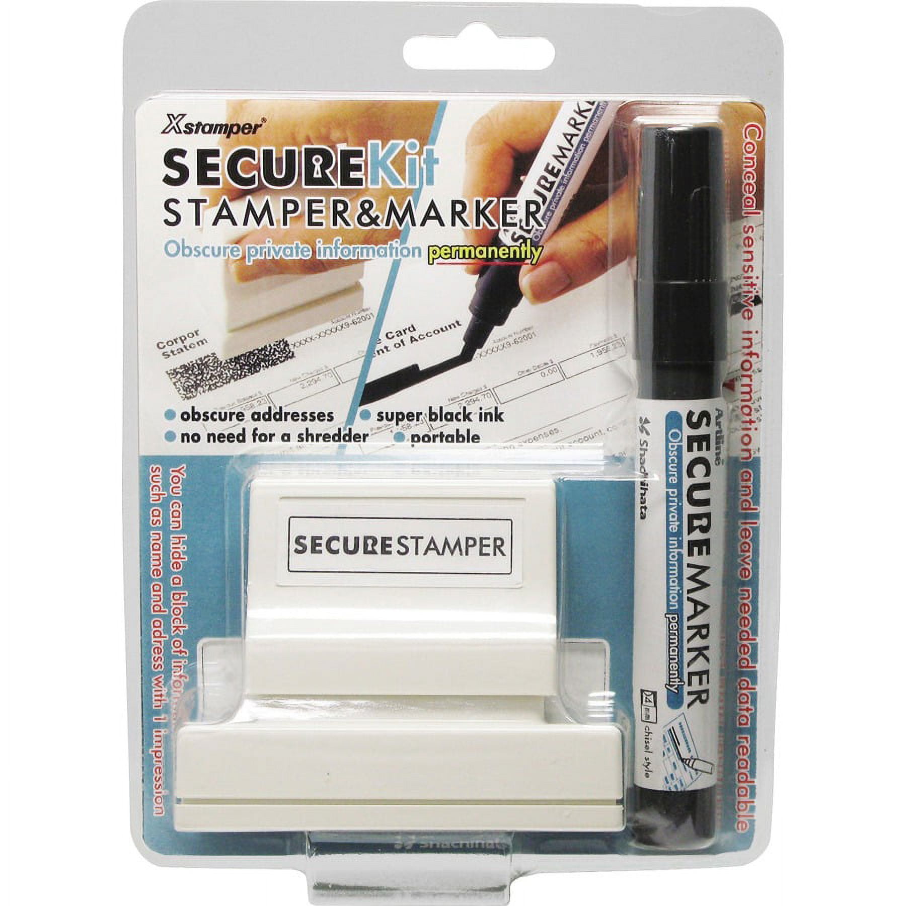Xstamper Secure Privacy Stamp Kit - 1 Xstamper Secure Privacy Stamp Kit - 1