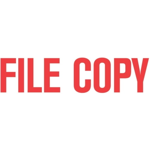 Xstamper, XST1071, FILE COPY Title Stamp, 1 Each