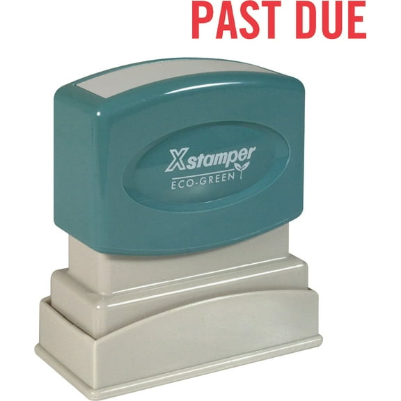 Xstamper, XST1362, PAST DUE Title Stamp, 1 Each