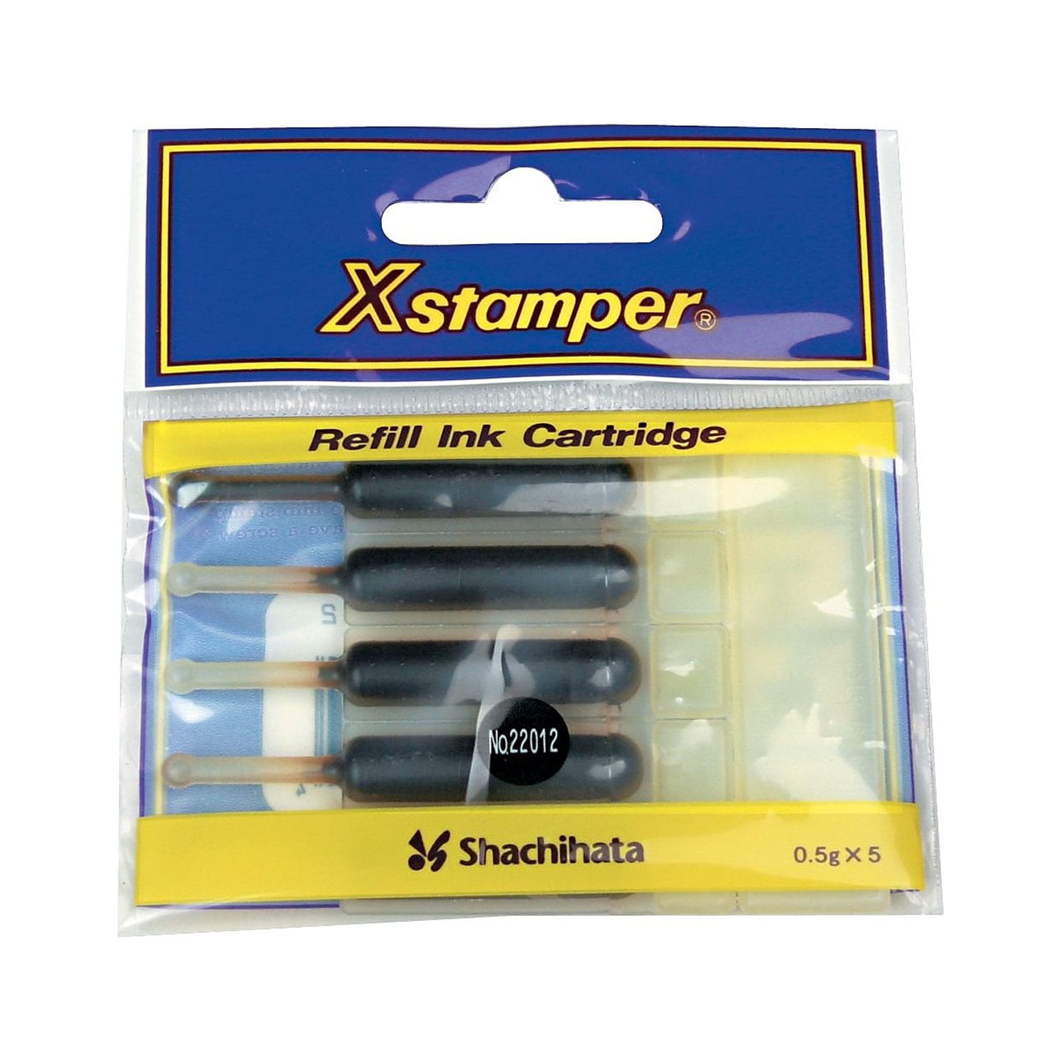 Xstamper, XST22012, Preinked Stamps Ink Cartridge Refills, 5 / Pack