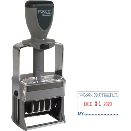 Xstamper, XST40310, Heavy-duty FAXED Self-Inking Line Dater, 1 Each